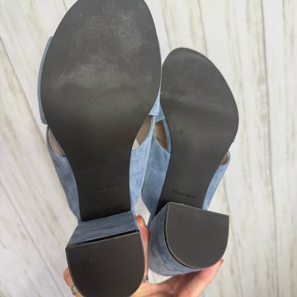 Cole Haan Women's Baby Blue Gabby Mules 8.5 - Picture 8 of 9